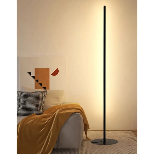 Minimalist Aluminum LED Floor Lamp – Modern Standing Light