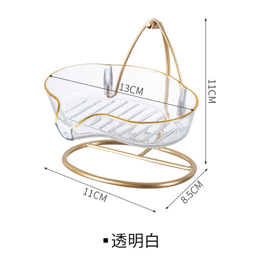 Luxury Swing Soap Holder with Drainage for Home Use