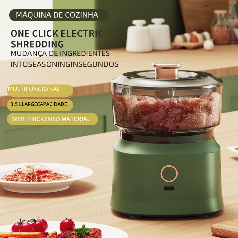 Mini Wireless Electric Garlic Press and Masher
