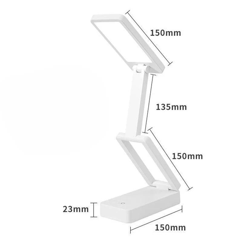 Folding LED Desk Lamp Rechargeable Battery Specific Eye Protector Dormitory Portable Large Table Lamp CapacityLed Night Lights