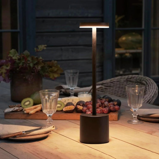 Portable LED Cordless Touch Table Lamps Rechargeable Desk Lamp 3 Colors Adjustable Bedside Creative Ambient Light for Room Decor