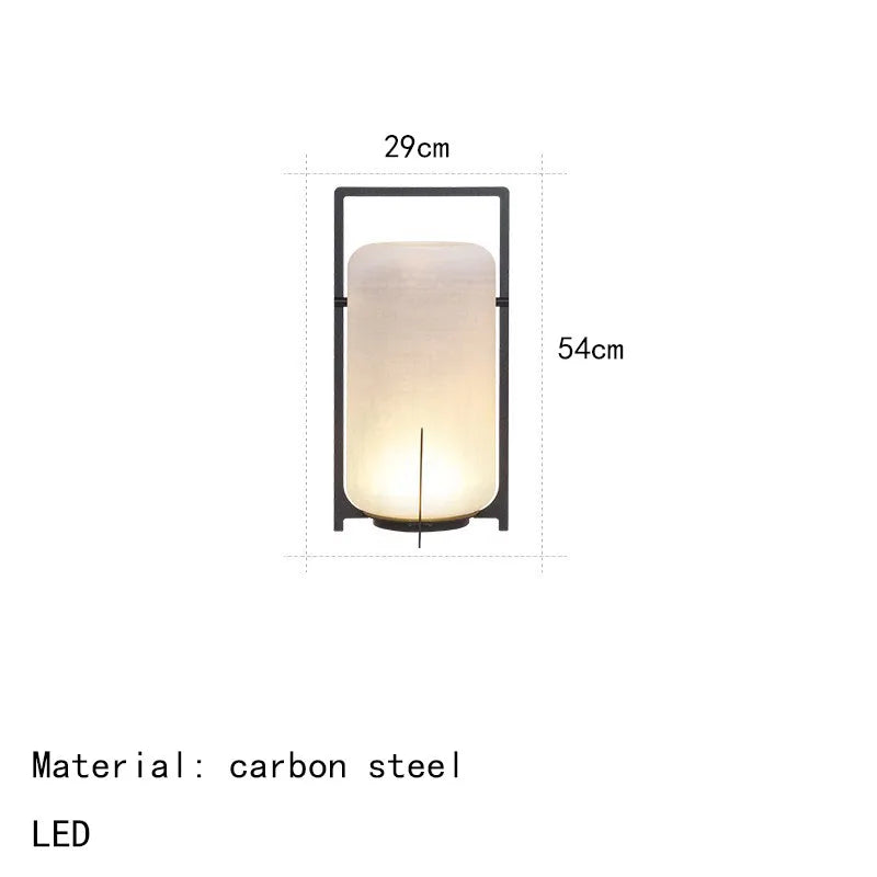 Lámpara de pie moderna de exterior e interior, acrílico blanco, metal negro, luz de pie para jardín, hotel, salón, comedor, dormitorio