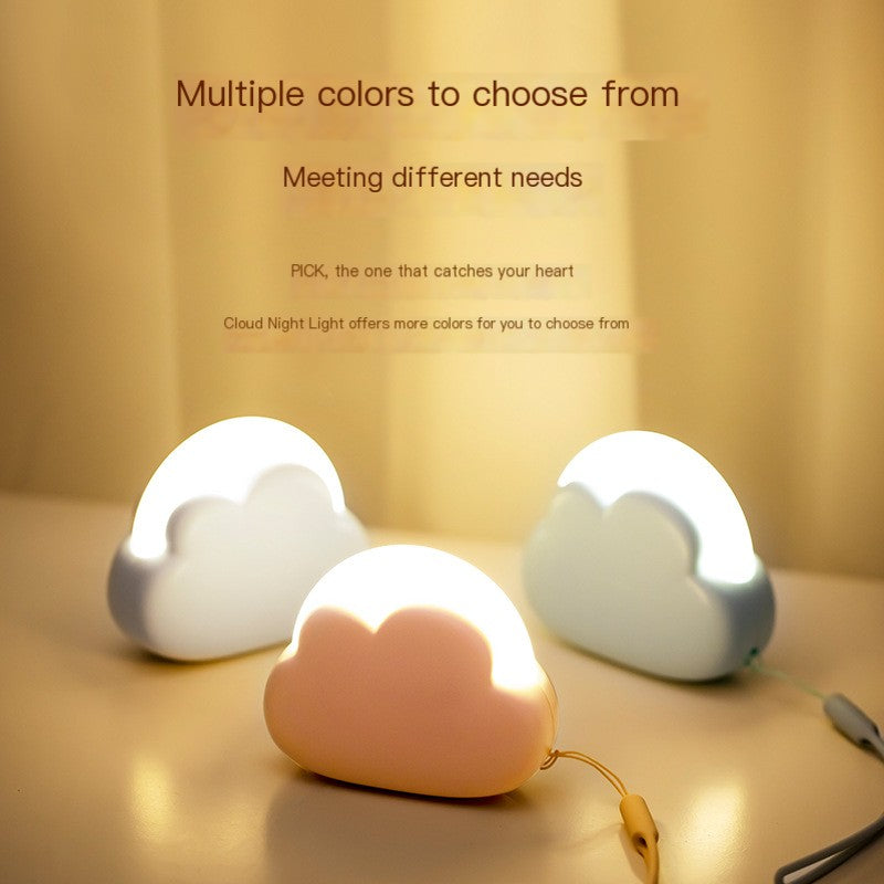 Rechargeable Cloud Night Light with Decorative Function