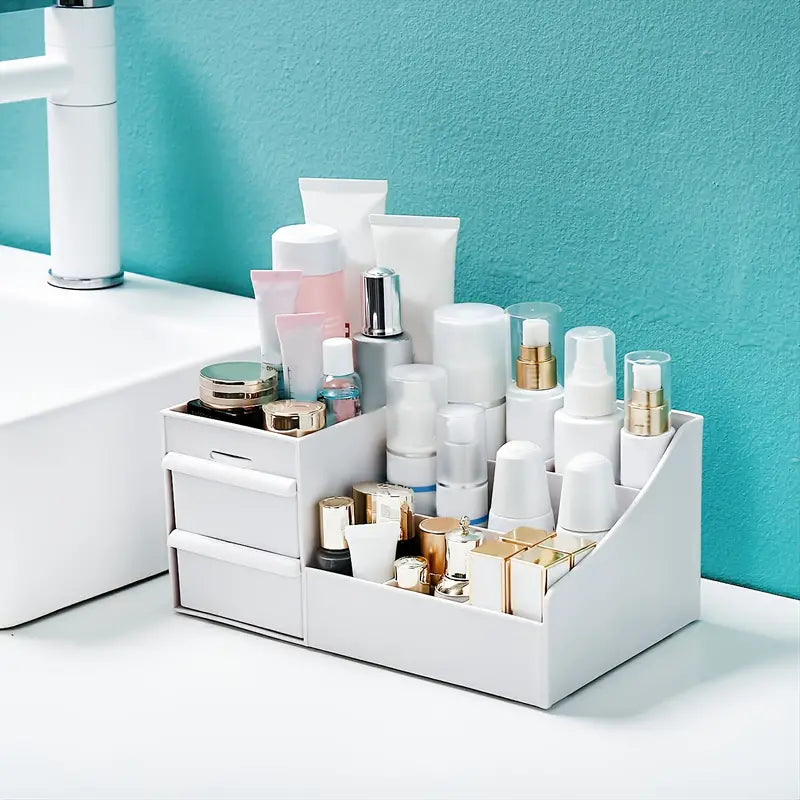 1pc Multifunctional Drawer Storage Box for Skin Care