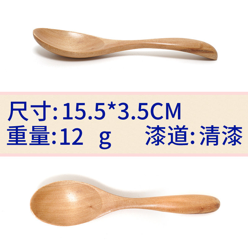 Juego de cucharas de madera japonesas para miel y café