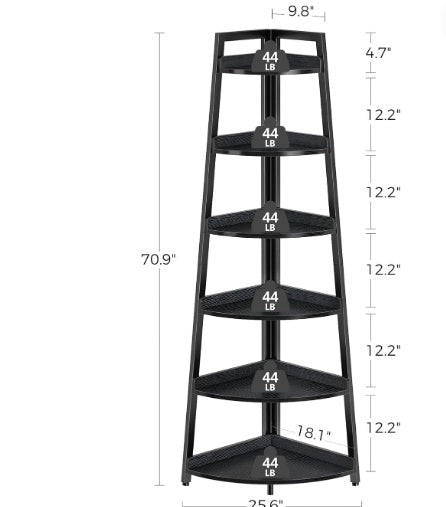 6th Floor Corner Bookshelf