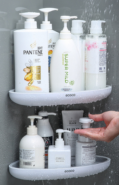Estante de almacenamiento de baño de pared para una fácil organización