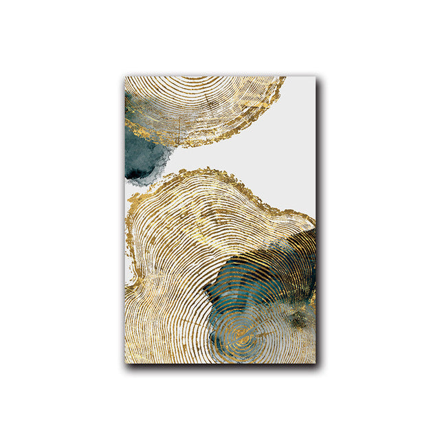Nordic Modern Abstract Tree Texture Wall Art (30x40/40x50)