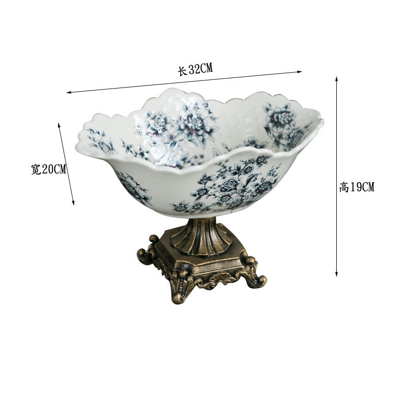 Ceramic fruit bowl for kitchen and dining decor