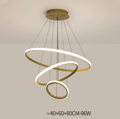 Modern Intelligent Chandelier – Living Room & Dining Room LED Ceiling Light