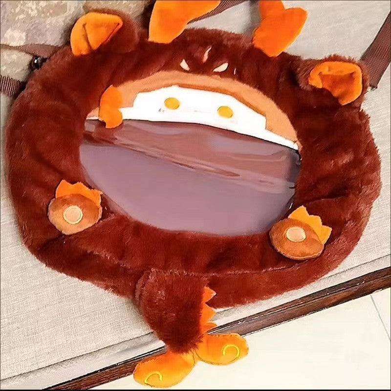 Juego de muñeco de peluche y bolso de hombro de Genshin Impact