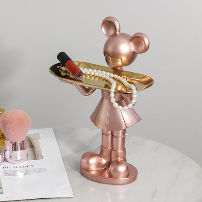 Galaxy Girl Key and Accessory Organizer for Entryway