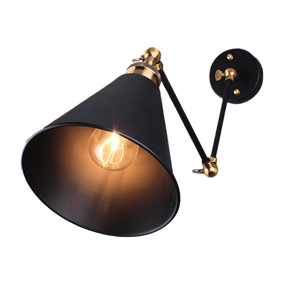 RetroFlex E27 Industrial Wall Lamp