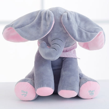 Elefante de peluche musical personalizable para niños