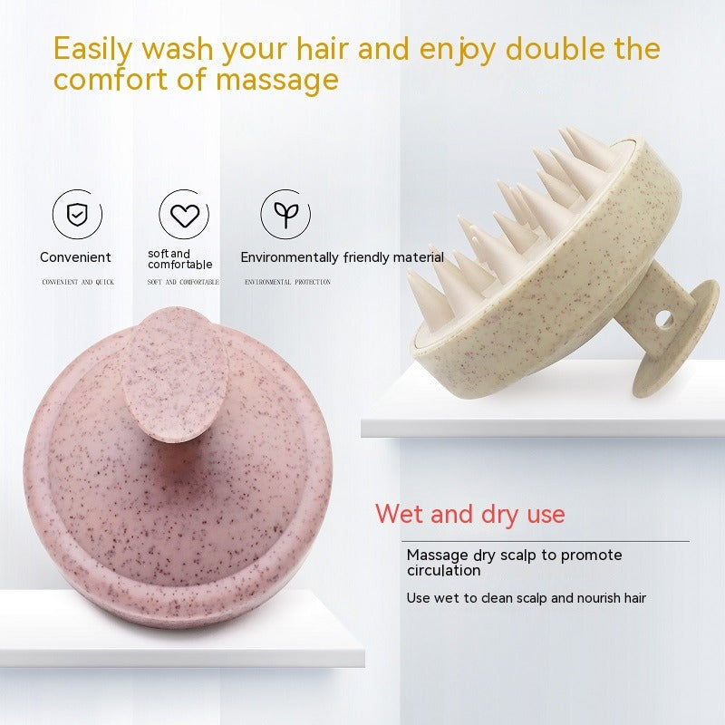 Rubber Scalp Massage Shampoo Brush