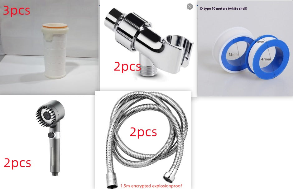 Snowflake Spray Water Filter Showerhead