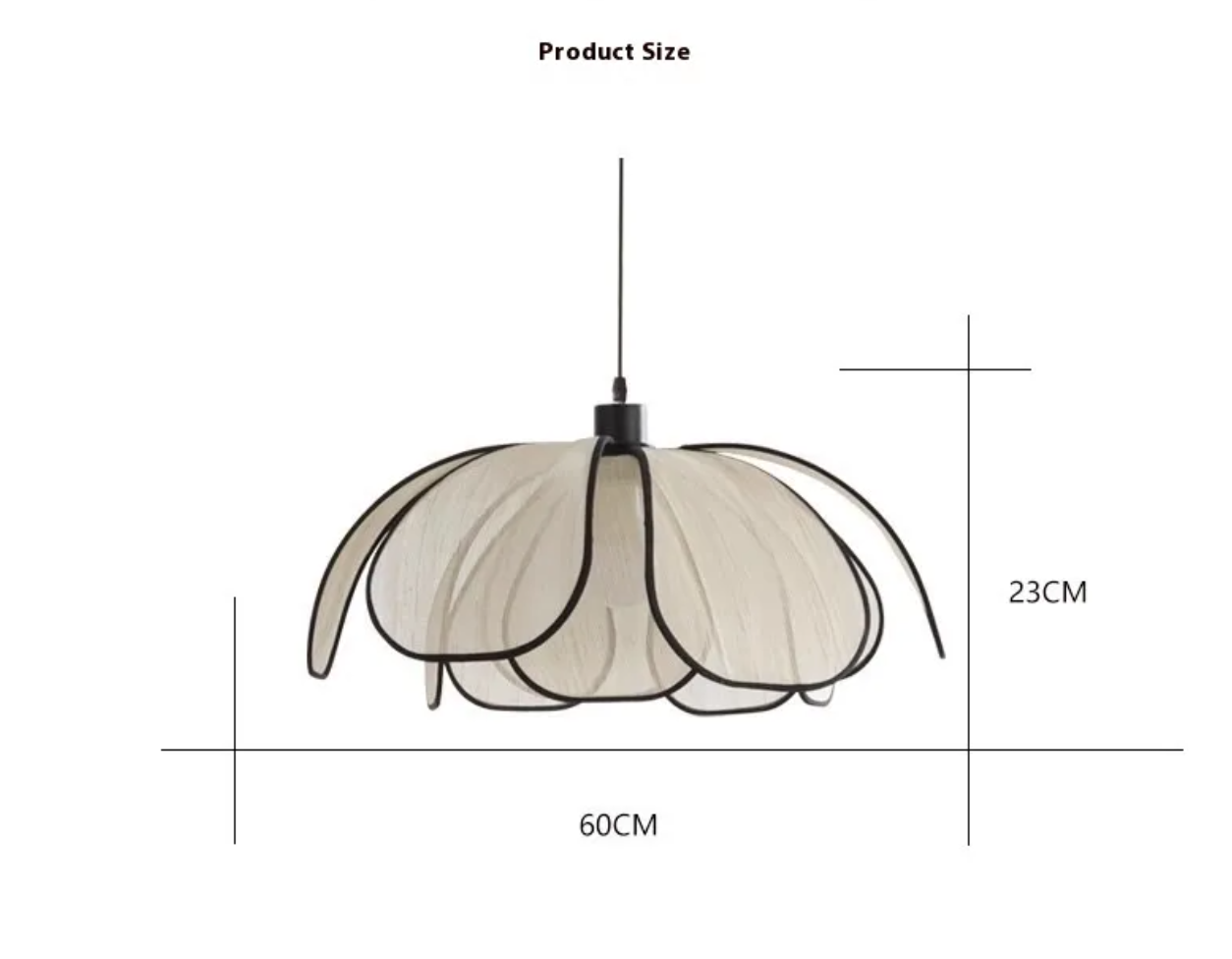 Cream Style Petal Chandelier