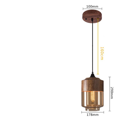 Three-Head Glass Bar Chandelier – Creative Pendant Light for Dining & Kitchen