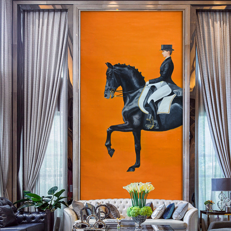 European Royal Equestrian Oil Painting Canvas Wall Art