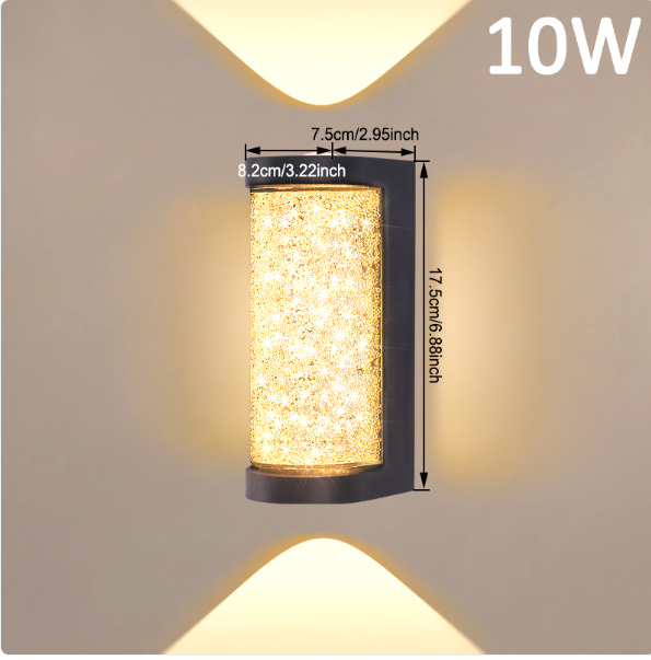 Elegant Crystal Wall Light