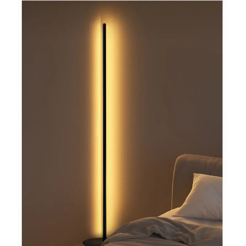 Minimalist Aluminum LED Floor Lamp – Modern Standing Light