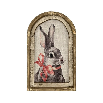 Easter Bunny Wall Art for Rustic Farmhouse Decor