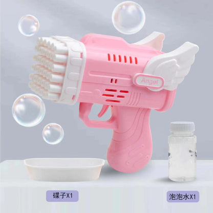32-Hole Electric Bubble Gun for Kids' Play and Events