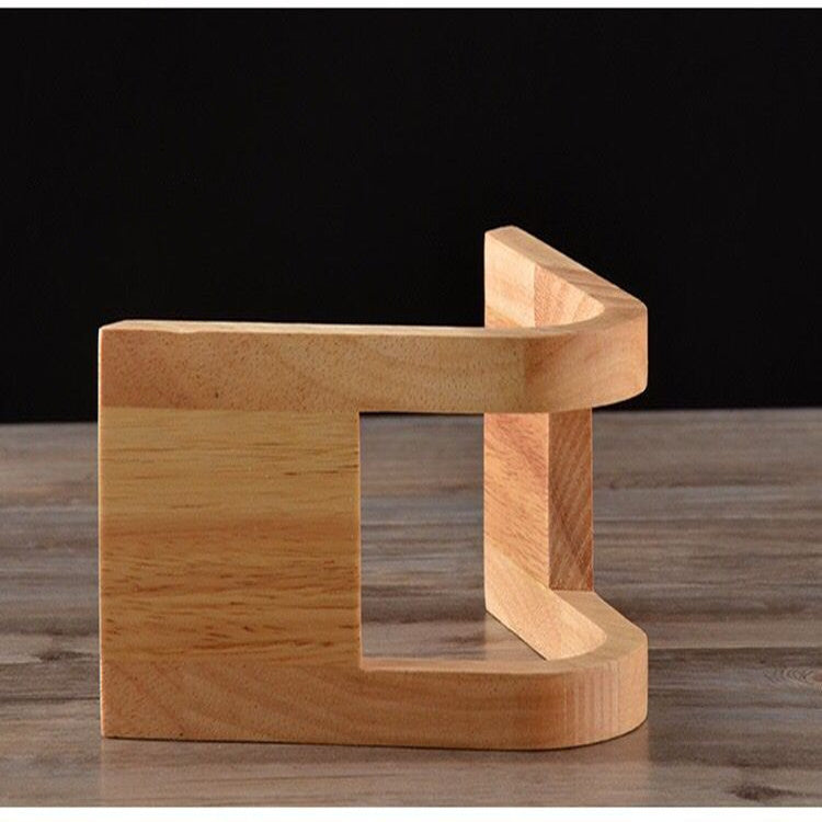 V-shaped Wooden Coffee Filter Stand for V60