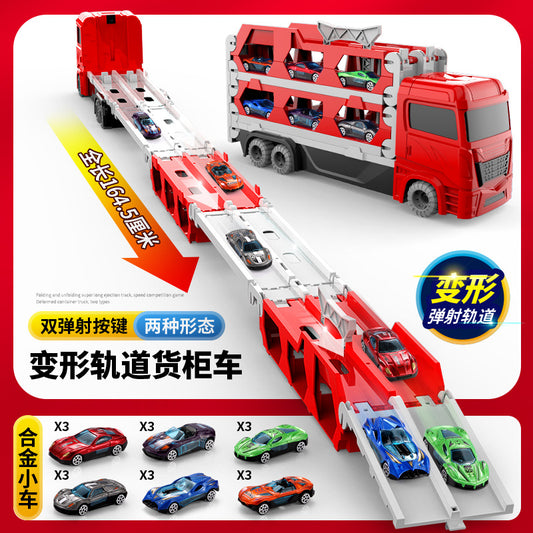 Transforming Alloy Truck Model for Kids Ages 3-6