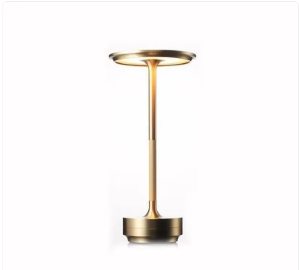 Metal Touch Desk Lamp – Premium LED in Gold, Silver & Matte Black Finish