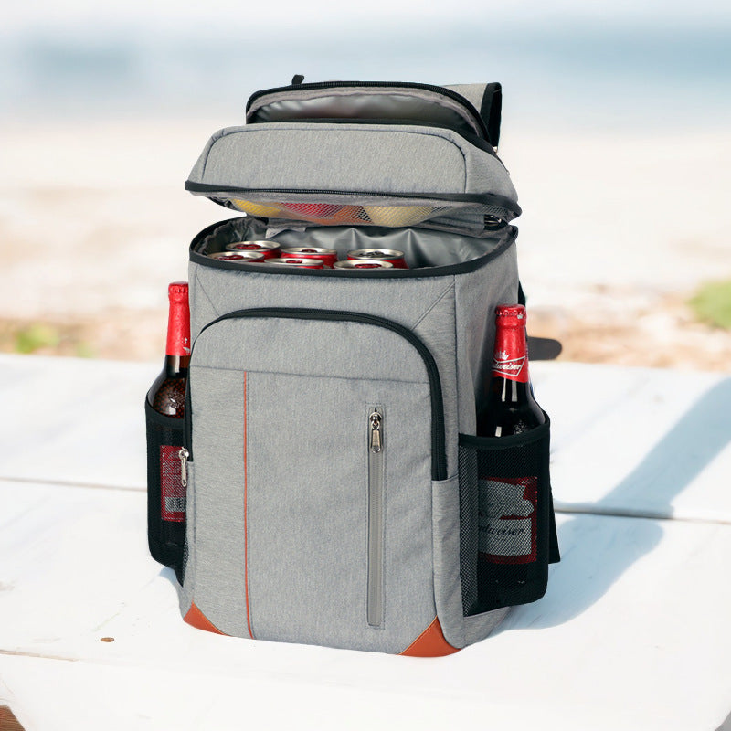 Large Capacity Insulated Backpack for Outdoor Picnics