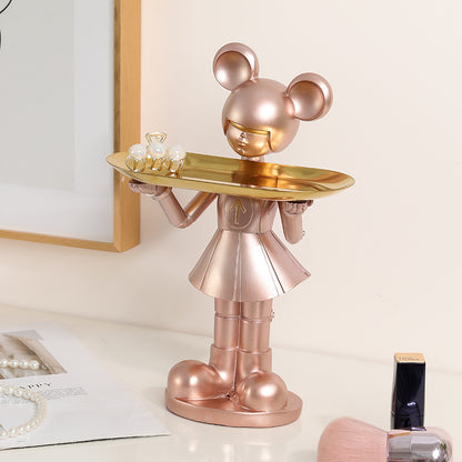 Galaxy Girl Key and Accessory Organizer for Entryway