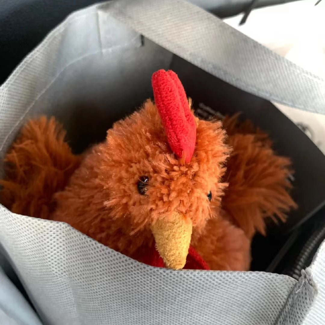 Cecil Realistic Plush Hen Toy - Cute Jellycat Cruney