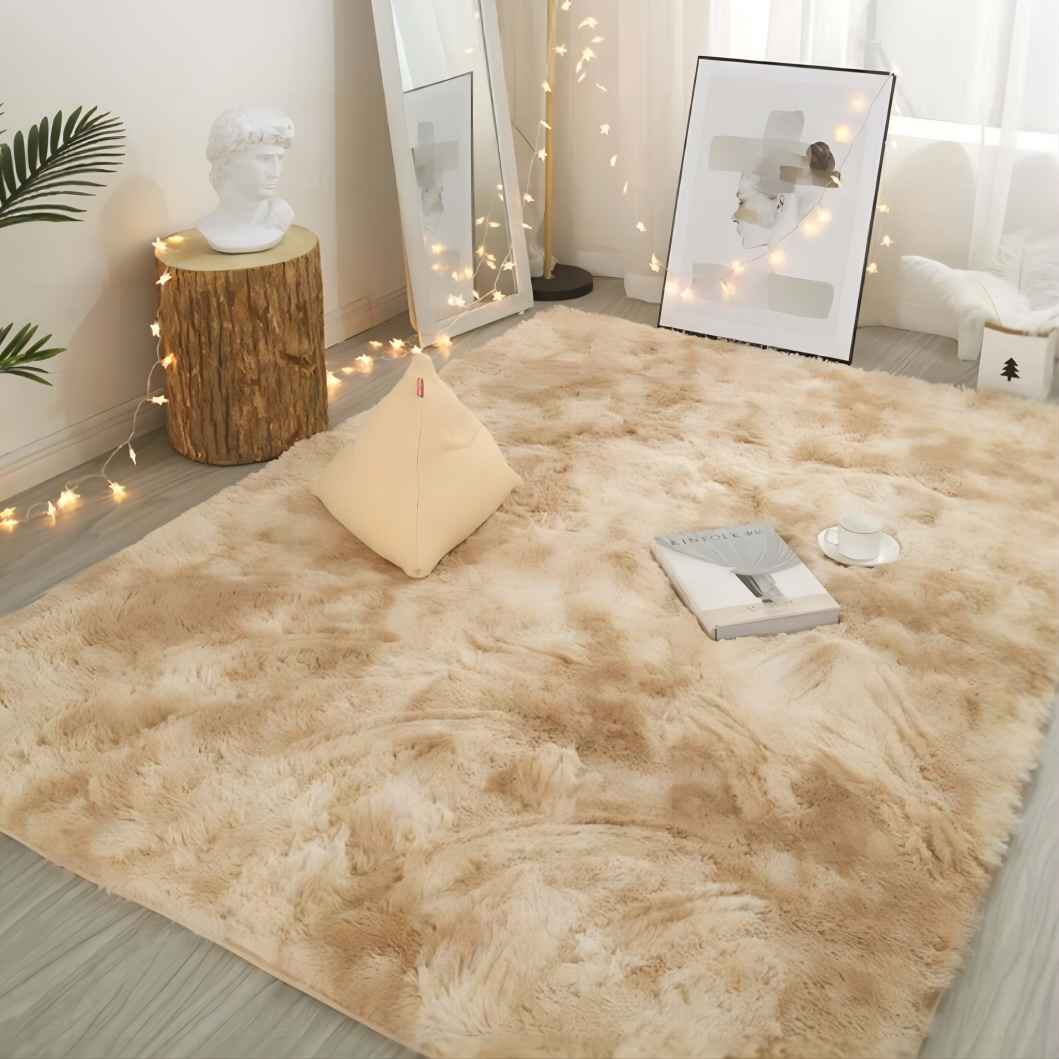 Tie-Dye Plush Carpet for Living Room and Bedroom