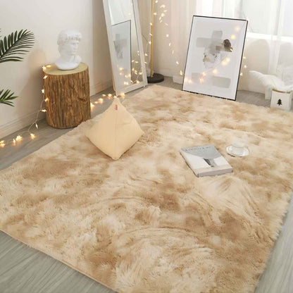Tie-Dye Plush Carpet for Living Room and Bedroom