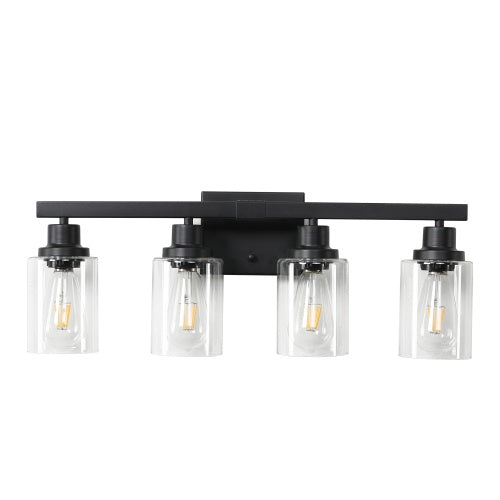 Farmhouse Rustic Wall Sconce Lamps – Set of 4
