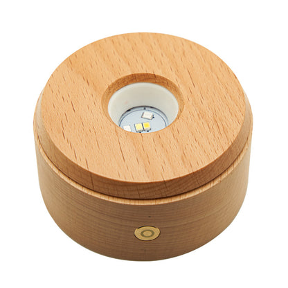 Crystal LED Rotating Multi-Mode Lamp with USB Base