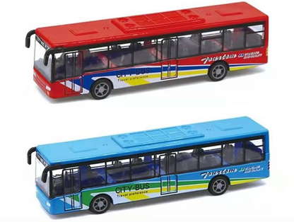 Children's Mini Alloy School Bus Model Toy Car
