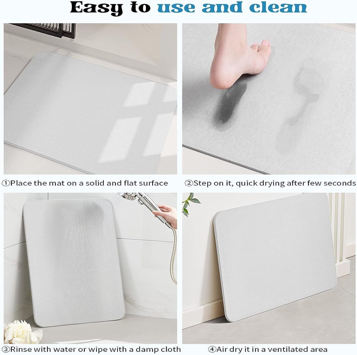 Diatomite Stone Bath Mat