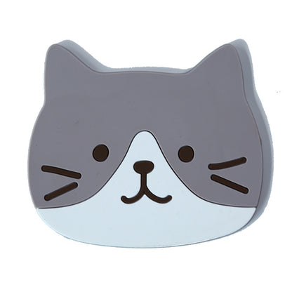 Cute Cat Silicone Coasters with Dog Expressions