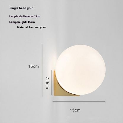 Arc Minimalist Wall Lamp – Rotating LED Sconce for Bedroom & Living Room