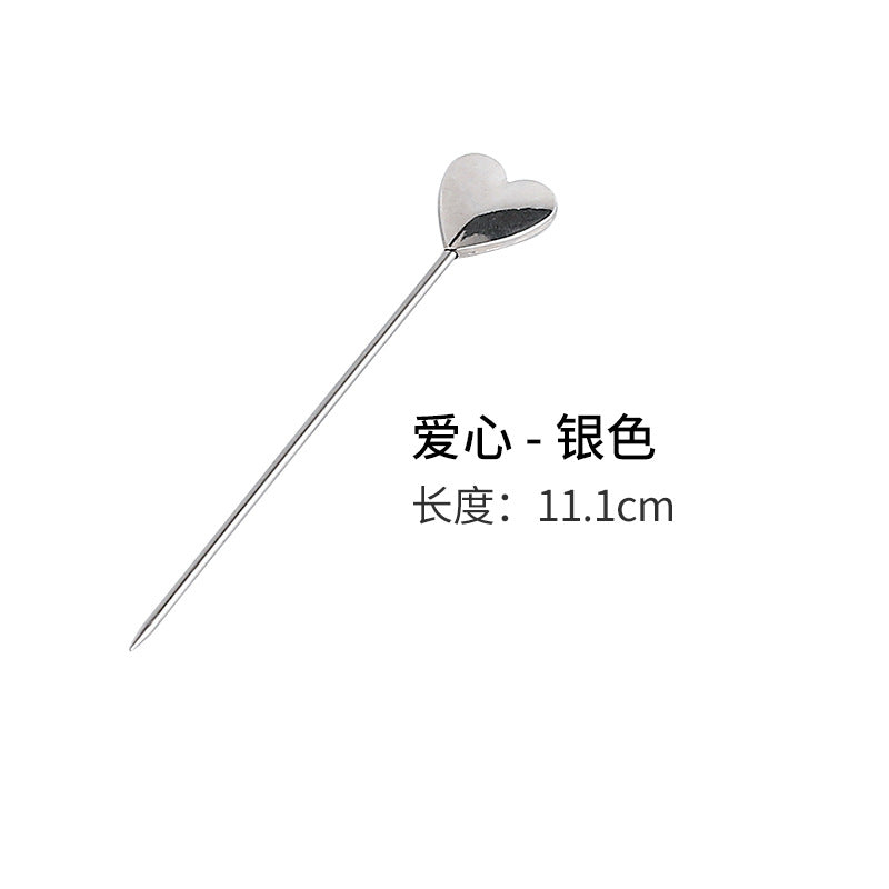 Stainless Steel Fruit Forks and Cocktail Picks Set