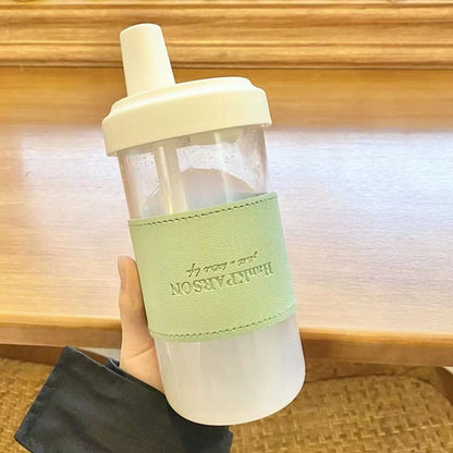 Personalized English Insulated Plastic Cup for Bubble Tea