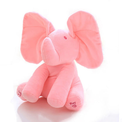 Elefante de peluche musical personalizable para niños
