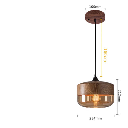 Three-Head Glass Bar Chandelier – Creative Pendant Light for Dining & Kitchen