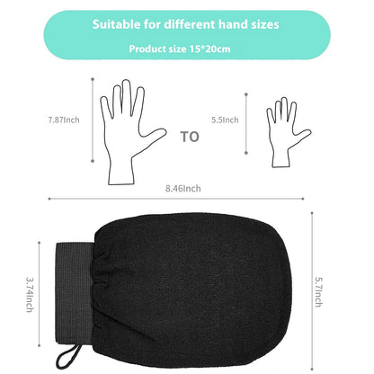 Silk Viscose Bath Gloves 150D