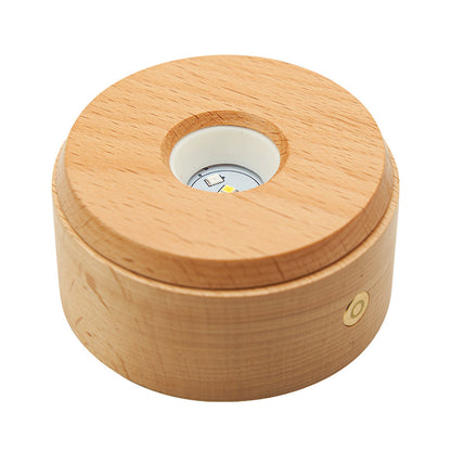 Crystal LED Rotating Multi-Mode Lamp with USB Base