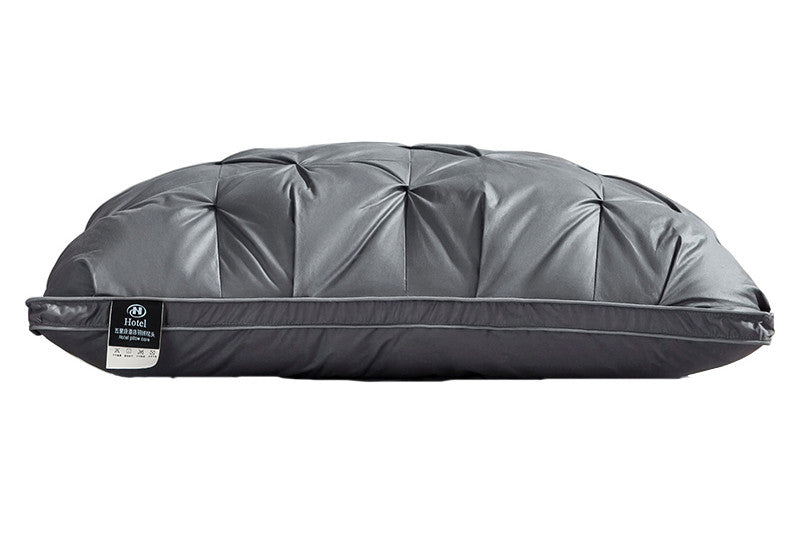 Feather Pillows with White Goose Neck Guards (Pair)