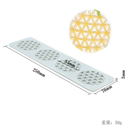 Silicone Leaf and Flower Molds for DIY Desserts