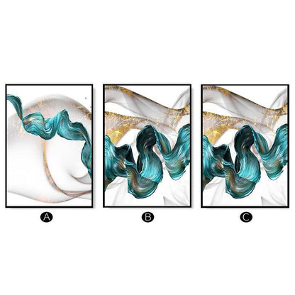 Nordic Style Flying Bird Canvas Poster Wall Art (1pc)